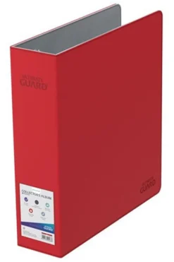 Album, Ark & Permer^Collector's Album 3-Ring Red XenoSkin Standard Size Portfolio