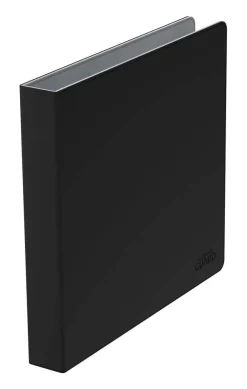 Album, Ark & Permer^Collector's Album Slim 3-Ring Quadrow Black XenoSkin Standard Size Portfolio