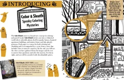 Ellie Alexander Color & Sleuth: Ghost Town: A Spooky Coloring Mystery - Includes 40+ Coloring Pages, Clue Notebook Sheets, and Downloadable Coloring Poster* Tegne & Male