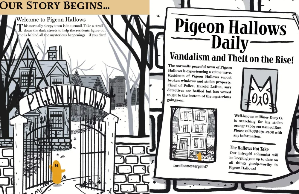 Ellie Alexander Color & Sleuth: Ghost Town: A Spooky Coloring Mystery - Includes 40+ Coloring Pages, Clue Notebook Sheets, and Downloadable Coloring Poster* Tegne & Male