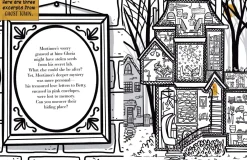 Ellie Alexander Color & Sleuth: Ghost Town: A Spooky Coloring Mystery - Includes 40+ Coloring Pages, Clue Notebook Sheets, and Downloadable Coloring Poster* Tegne & Male