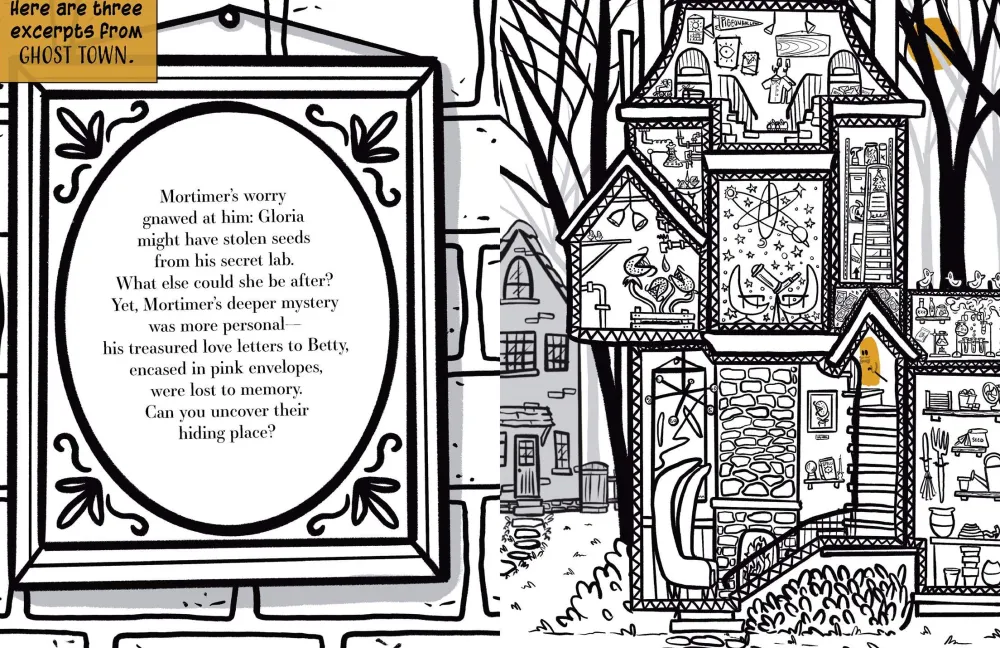 Ellie Alexander Color & Sleuth: Ghost Town: A Spooky Coloring Mystery - Includes 40+ Coloring Pages, Clue Notebook Sheets, and Downloadable Coloring Poster* Tegne & Male