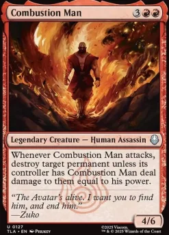 Combustion Man (Enkeltkort)* Singles (Løskort)|Singles (Løskort)