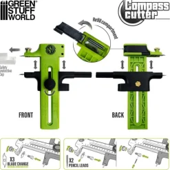 Green Stuff World Compass Circle Cutter* Tilbehør