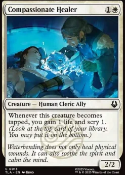 Singles (Løskort)|Singles (Løskort)^Compassionate Healer (Enkeltkort)
