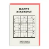 Complete This Sudoku Birthday Card* Kort, Bursdag & Anledning