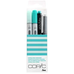 Copic Marker Ciao Sett Doodle Pack Turquoise* Tegne- & Maleutstyr