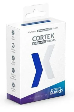 Cortex Sleeves Matte Blue Standard Size (100) Kortlommer, Cortex* Kortlommer