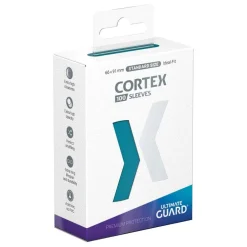 Kortlommer^Cortex Sleeves Petrol Standard Size (100) Kortlommer, Cortex