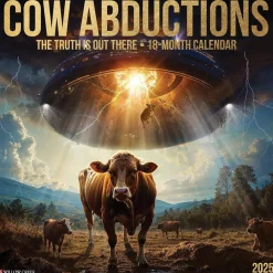 Willow Creek Press Kalendere^Cow Abductions 2025 Wall Calendar