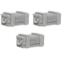 WizKids Terreng & Tilbehør^Crates (Wave 4) Deep Cuts Unpainted Miniature