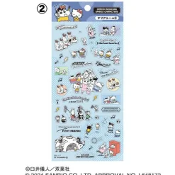 Klistremerker^Crayon Shin-Chan x Sanrio Characters Clear Seal Sticker Set 2