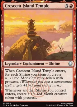 Singles (Løskort)|Singles (Løskort)^Crescent Island Temple (Enkeltkort)