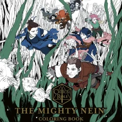 Critical Role Tegne & Male^: The Mighty Nein Coloring Book