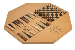 Crokinole Klassikere^with Chess and Backgammon