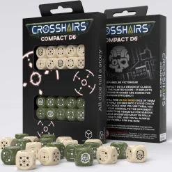Q-Workshop Crosshairs Compact 14mm D6 Beige & Olive (20)* Sett