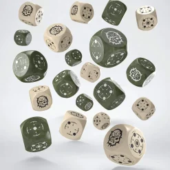 Q-Workshop Crosshairs Compact 14mm D6 Beige & Olive (20)* Sett