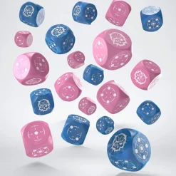 Q-Workshop Sett^Crosshairs Compact 14mm D6 Blue & Pink (20)