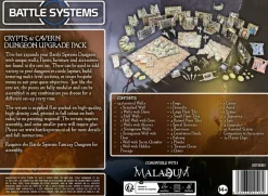 Battle Systems Crypts and Caverns Dungeon Upgrade Pack* Kart & Battlemaps|Terreng & Tilbehør