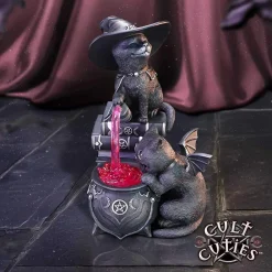 Nemesis Now Cult Cuties Samleobjekter^Curious Cauldron Statue