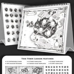 Worlds at a Glance Customizable Sticker Maps & Notebook* Tilbehør|Tilbehør