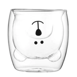 Cutie Bear Clear Double-Walled Glass 280 ml* Glass