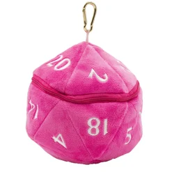 Ultra Pro D20 Hot Pink Plush Dice Bag Terningpose* Poser & Beger
