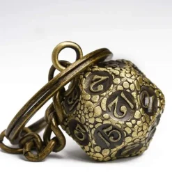 Udixi Dice D20 Keychain Bronze* Tilbehør