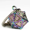 Udixi Dice Tilbehør^D20 Keychain Rainbow