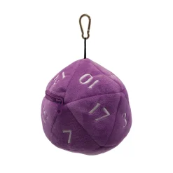 Ultra Pro Poser & Beger^D20 Purple Plush Dice Bag Terningpose