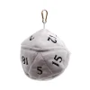 Ultra Pro D20 White Plush Dice Bag Terningpose* Poser & Beger