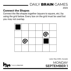 Happyneuron Spill Og Aktiviteter^Daily Brain Games 2025 Day-to-Day Calendar: Energize your mind, one puzzle at a time!