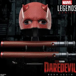 Marvel Legends-hjelmer Replika^Daredevil Mask and Billy Club Marvel Legends Roleplay Replica