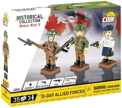COBI Historical Collection Cobi^D-Day Allied Troops Figure Pack