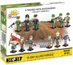 COBI Historical Collection Cobi^D-Day Allied Troops Figure Pack
