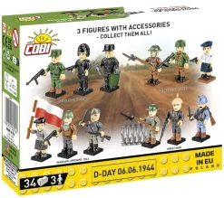COBI Historical Collection D-Day US Troops Figure Pack* Cobi