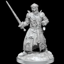 WizKids Monstere^Dead Warlord (Wave 19) Deep Cuts Unpainted Miniature