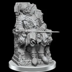 WizKids Monstere^Dead Warlord (Wave 19) Deep Cuts Unpainted Miniature