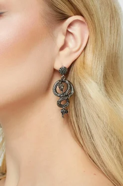Haunted Lifestyle Deadly Coil Earrings* Smykker|Smykker