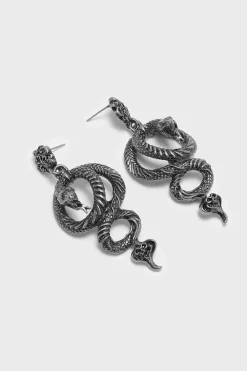 Haunted Lifestyle Deadly Coil Earrings* Smykker|Smykker