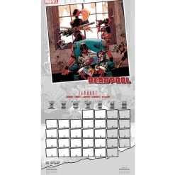 Kalendere^Deadpool 2026 Square Calendar