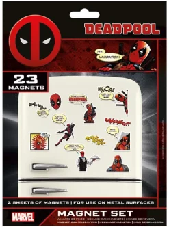 Deadpool Comic Magnet Set* Kjøleskapsmagnet