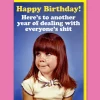 Dealing with everyone's shit Greeting Card* Kort, Bursdag & Anledning