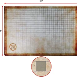 ENHANCE Tabletop Kart & Battlemaps^Deluxe Grid Mat Campaign Kit
