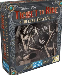 Ticket To Ride Deluxe Train Set Black* Tilbehør Til Brettspill