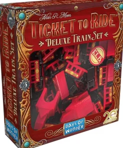 Ticket To Ride Deluxe Train Set Red* Tilbehør Til Brettspill