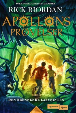 Rick Riordan Den brennende labyrinten* Bøker På Norsk