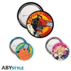 Buttons^Denji, Devil, Pochita Badge Pack