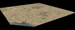 Battle Systems Kart & Battlemaps^Desert Wasteland 60 x 60 cm Gaming Mat