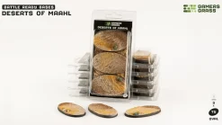 Gamers Grass Basing & Modellering^Deserts of Maahl Bases Oval 75 mm (3)